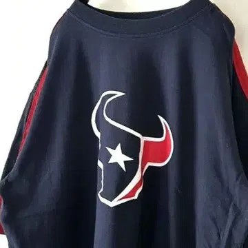 NFL 휴스턴 텍사스 T 셔츠 네이비 컬러 L 구제 의류