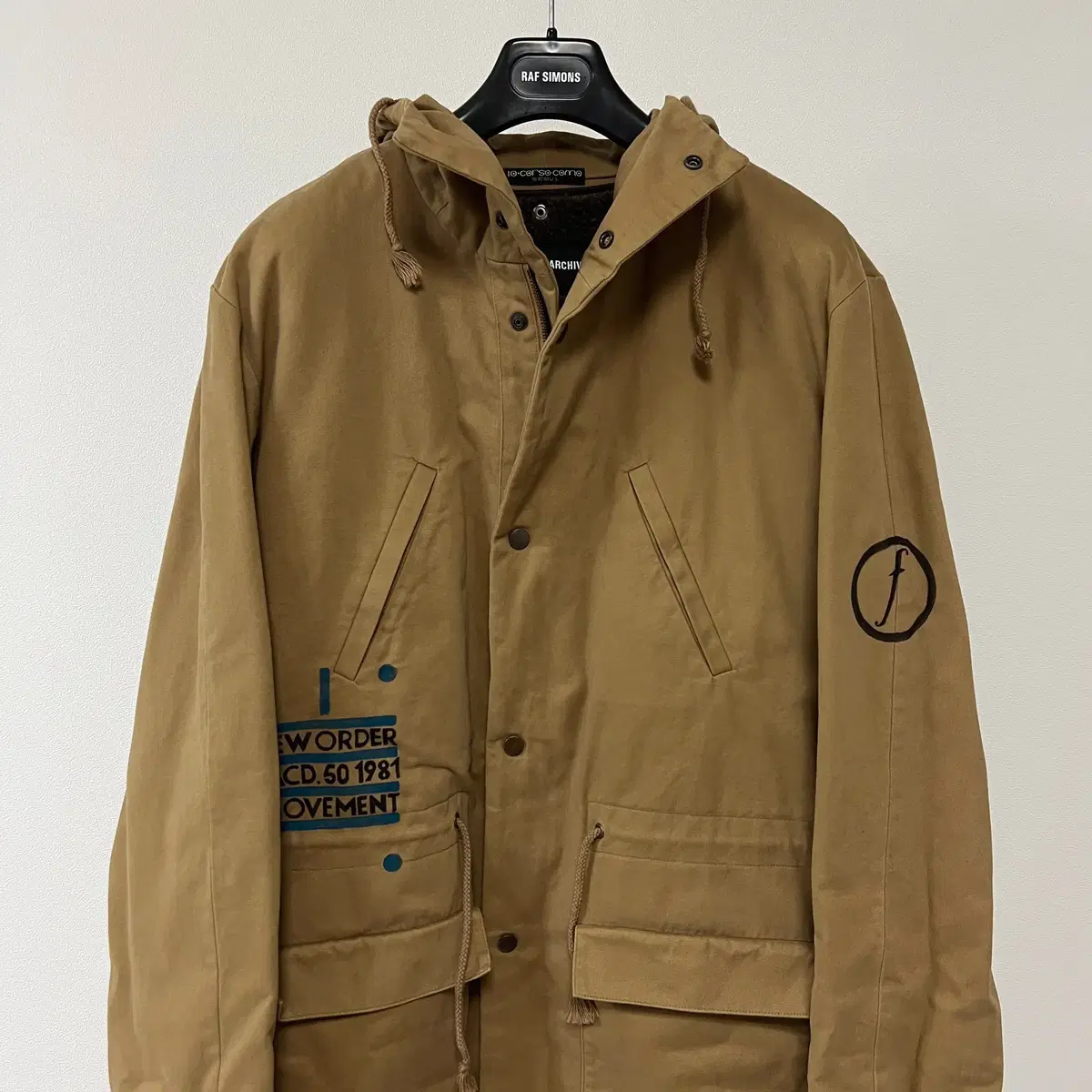 50] Raf Simons Archive Redux 03 'Closer' New Order Parka | Bunjang