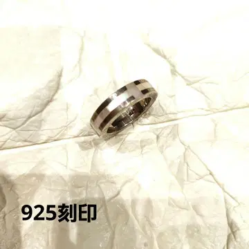 크로스 디자인 실버 반지 925 각인 반지