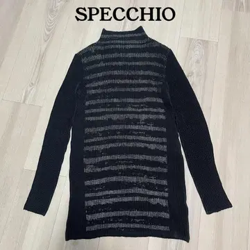 SPECCHIO 스페치오 보틀넥 풀오버 셔틀 플리츠 40