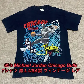 90's Michael Jordan 티셔츠 L 블랙 USA제 빈티지