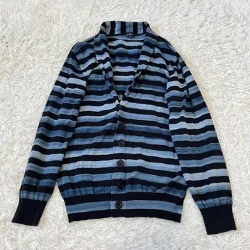 PS PaulSmith 폴 스미스 보더 인디고 가디건