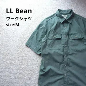 LL Bean 엘엘빈 반팔 워크 셔츠 카키 M