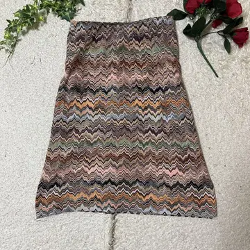 MISSONI 미쏘니 멀티 컬러 지그재그 스커트 멀티 컬러