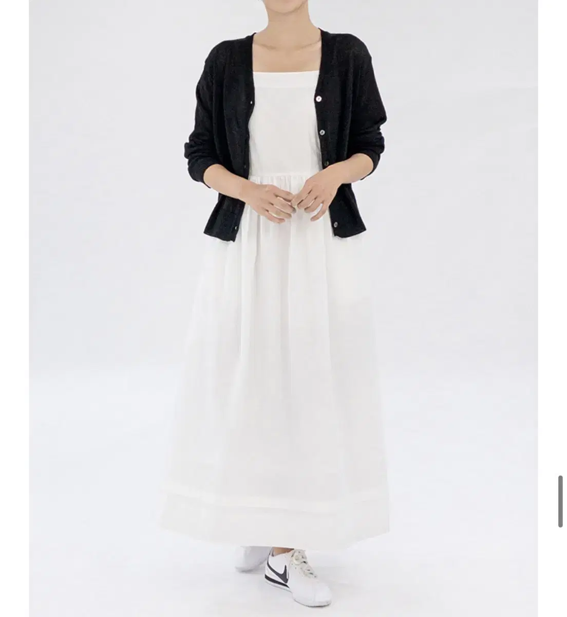Discount until 12 AM pvcs Slip Flare Onepiece White L2