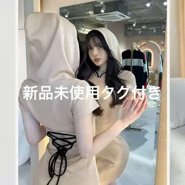 Darich 다리치 백 오픈 컷 미니 원피스