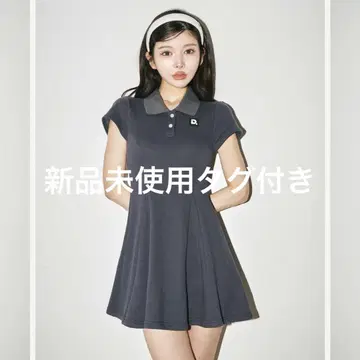 Darich 다리치 폴로 맨투맨 미니 원피스