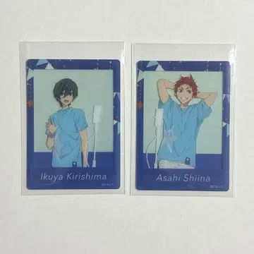 Free! 오케콘 폴라로이드풍 클리어 카드 하이 스피드 이쿠야 아사히