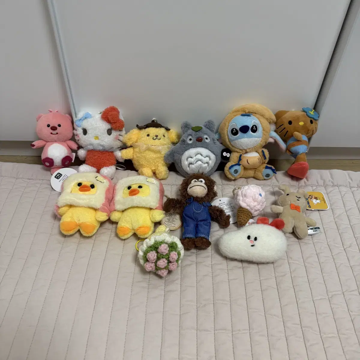키링 인형 10종 모음 새상품 일괄!~! (택포가)