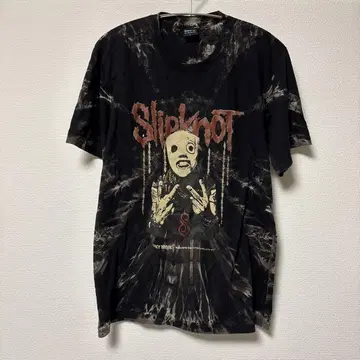 VINTAGE Slipknot 타이다이 패턴 티셔츠 블랙