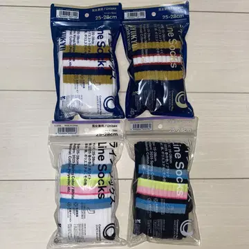 훼미리마트 훼미리마트 라인 양말 봄 색상 류큐 25-28cm
