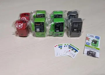 SALE 공중전화 박스 미니어처 8개 세트