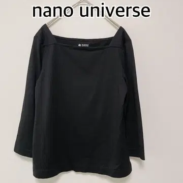 nano universe 나노 유니버스 긴팔 컷소 블랙