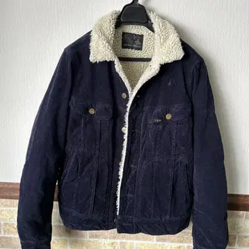 used Lee Storm Rider 보아 옷깃 자켓 네이비 s 사이즈