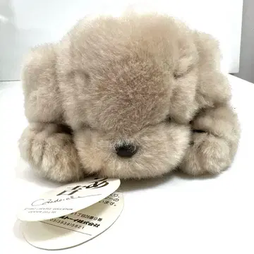 당시의 물건 레트로 오리엔탈 토이 우메키치 누워 있는 봉제 인형 택 포함