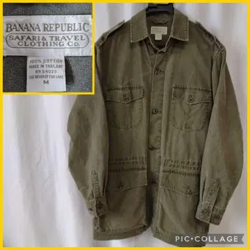 빈티지 BANANA REPUBLIC 사파리 셔츠 자켓