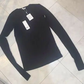 HELMUT LANG 블랙 긴팔 티셔츠 S