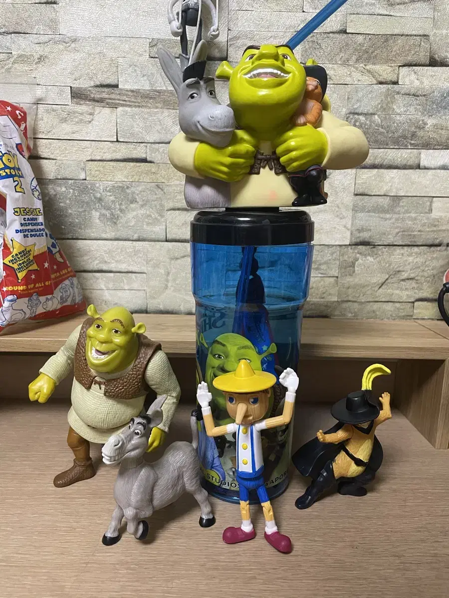 고전 맥도날드 해피밀 맥토이 슈렉 피규어 세트
