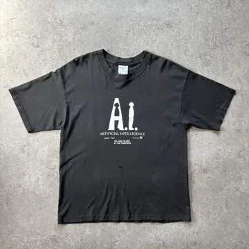 00s A.I. 무비 티셔츠/영화 티셔츠 블랙 L
