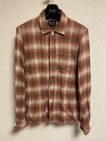 넘버나인 08AW 포틀랜드기 옴브레 셔츠 사이즈 2