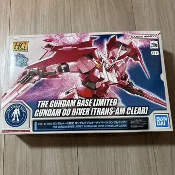 신품 HG 1/144 건담 더블 오 다이버 트랜잠 클리어 미개봉품