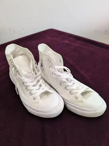 CONVERSE 올스타 하이컷 화이트 초경량 440g 25cm