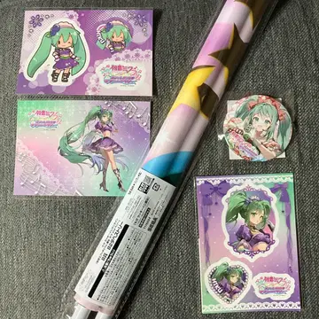 세가 럭키 쿠지 온라인 하츠네 미쿠 러브와 베리 하츠네 미쿠 5종 세트