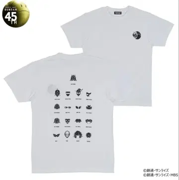 수주 생산 건담 샤아 45주년 마스크 대집합 티셔츠 XL 사이즈
