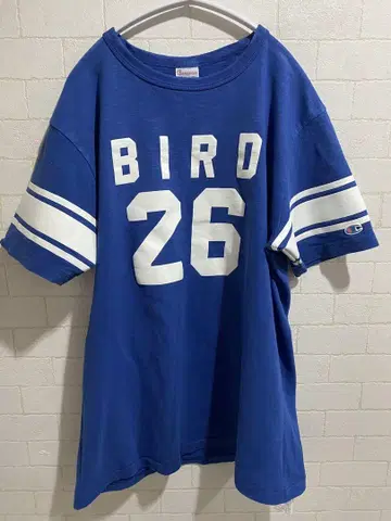 Champion 런택 BIRD 26 티셔츠 파랑 M 사이즈
