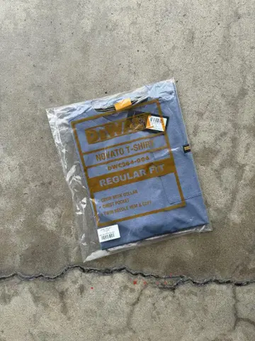 DeWalt 티셔츠 NOVATO 공식 티셔츠 M L XL 그레이 블루