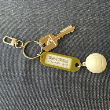 하이큐 트레이딩 고등학교 이름이 들어간 열쇠 참 키링 부엉이