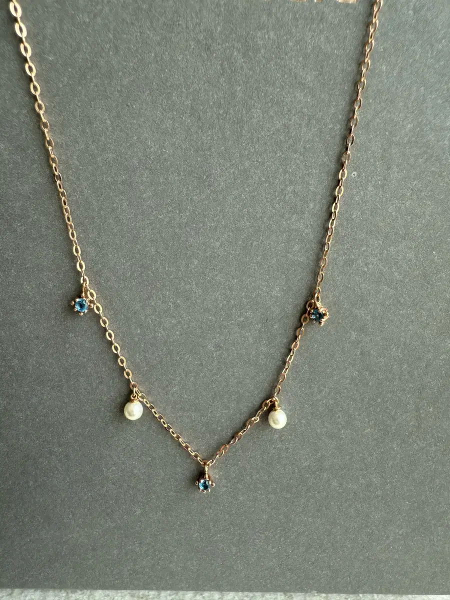 Rose Gold 14k Tirr Lirr Necklace