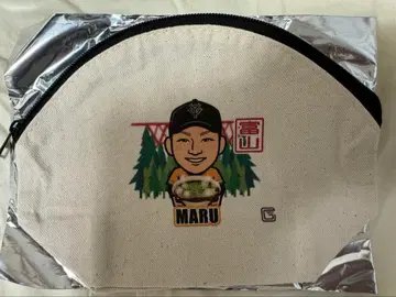 요미우리 자이언츠 거인 마루 요시히로 도야마 블랙 라면 가챠 파우치