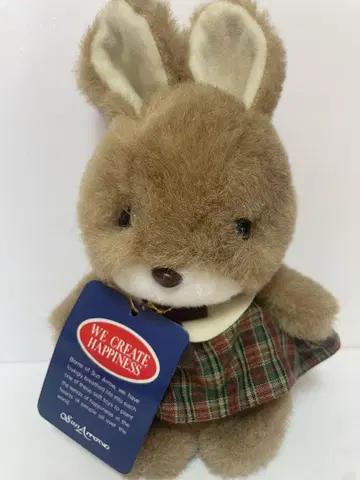 산아로 소넷 봉제 인형 토끼 쇼와 레트로 일본제