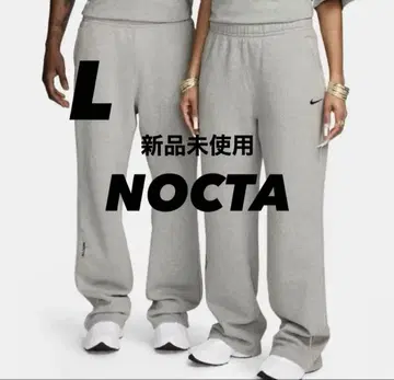 NOCTA 플리스 CS 오픈 헴 맨투맨 팬츠 그레이