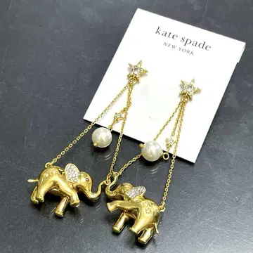 kate spade/케이트 스페이드/귀걸이/코끼리/골드