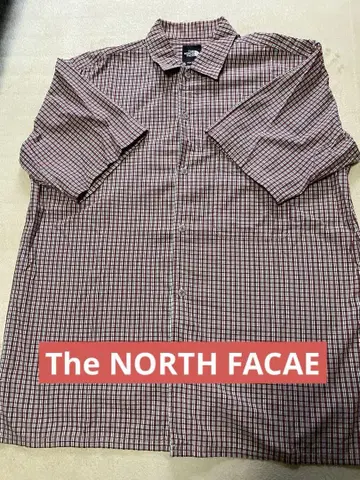 The NORTH FACAE 오픈 카라 셔츠 LL 사이즈