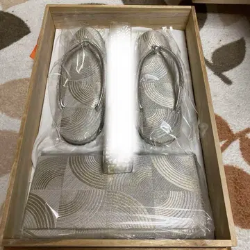 특선  야사시미 골드 계열 파도 무늬 조리 및 조리 끈 세트