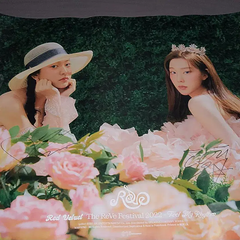 Red Velvet birthday 全員直筆サイン入りミニポスター 家族