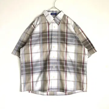 2971 PENDLETON 펜들턴 반팔 셔츠 체크 화이트