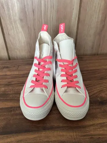 미사용 새상품 25cm 컨버스 X-girl 콜라보