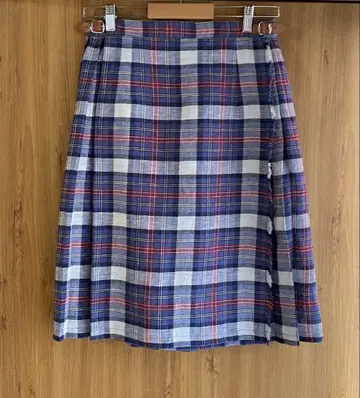 O'NEIL OF DUBLIN 블루 체크 린넨