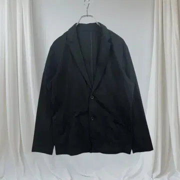 더 샵 티케이 테일러드 자켓 L 블랙 2 버튼 얇은 소재 봄/여름
