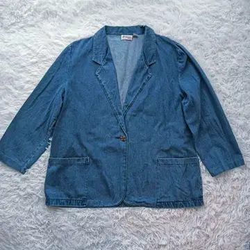joanna plus 90S 오버 사이즈 데님 테일러드 자켓