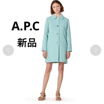 새상품 아페쎄 스텐카라 코트 민트 그린 정가 6만 2700엔