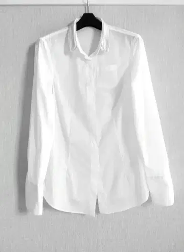 BRUNELLO CUCINELLI 브루넬로쿠치넬리 스트라이프 옷깃 셔츠