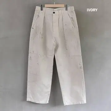 안셀름 PAINT CHINOTROUSERS(IVORY)