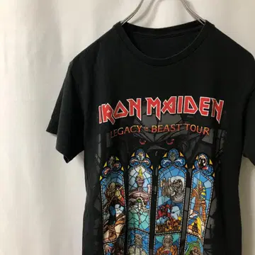 N-4001 IRON MAIDEN 아이언 메이든 밴딩 티셔츠 밴 티