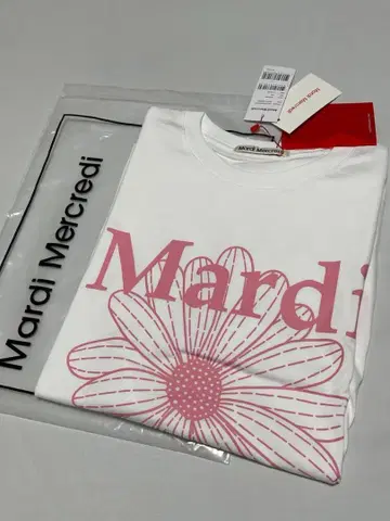 마르디메크르디 Mardi Mercredi 플라워 마르디 티셔츠