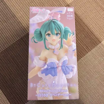 하츠네 미쿠 피규어 화이트 토끼